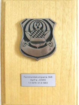 Kompanie Erinnerungstafel Fmkp946